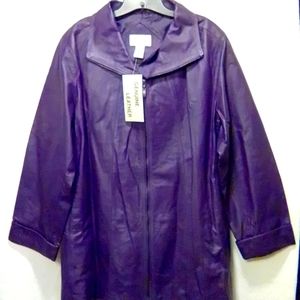 VIA Accenti Leather Women Coat